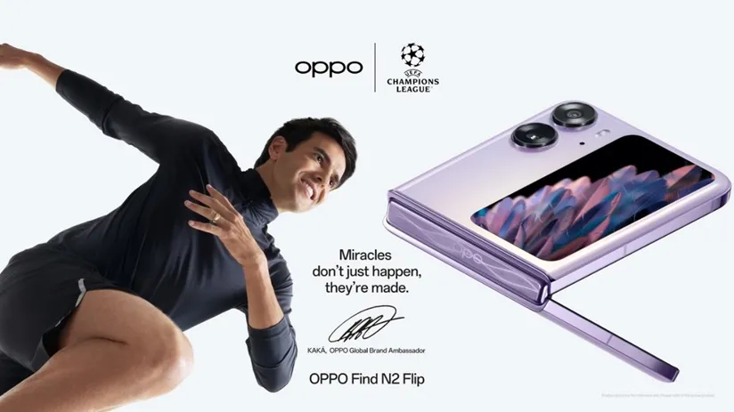 OPPO bất ngờ công bố “thiên thần” Kaká là đại sứ thương hiệu toàn cầu, hợp tác với UEFA Champions League