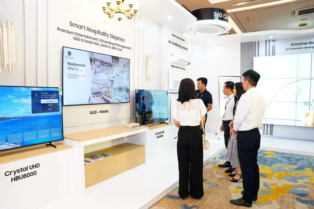 Samsung giới thiệu gói giải pháp toàn diện cho ngành khách sạn tại Việt Nam
