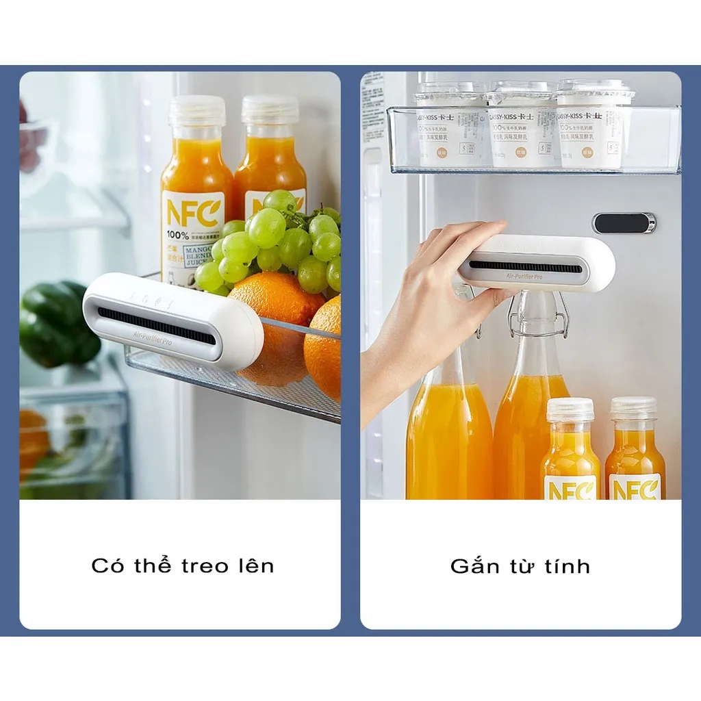 Máy khử mùi tủ lạnh Xiaomi EraClean đang có giá tốt, mua ngay nếu bạn muốn bảo quản thực phẩm tốt hơn!
