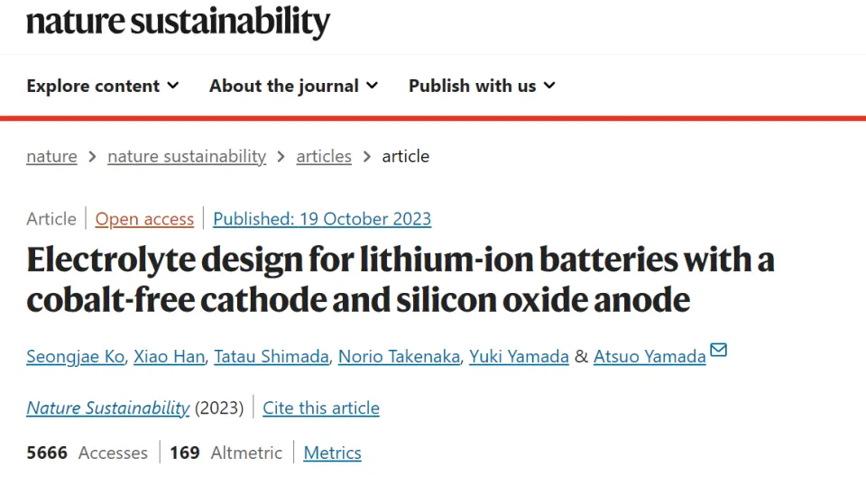 "Pin lithium không coban" mở ra kỷ nguyên mới? Mật độ năng lượng tăng 60% và tuổi thọ dài hơn