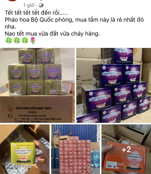 Mua bán pháo hoa trên mạng để chơi Tết có được phép hay không, mua pháo hoa ở đâu thì mới hợp pháp?