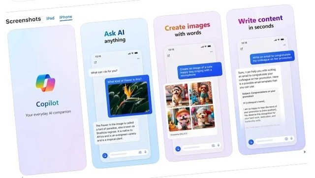 Microsoft phát hành miễn phí Chatbot AI Copilot cho iPhone, iPad, tải về ngay thôi các anh em iOS