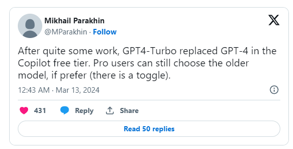 Cách dùng GPT-4 Turbo hoàn toàn miễn phí