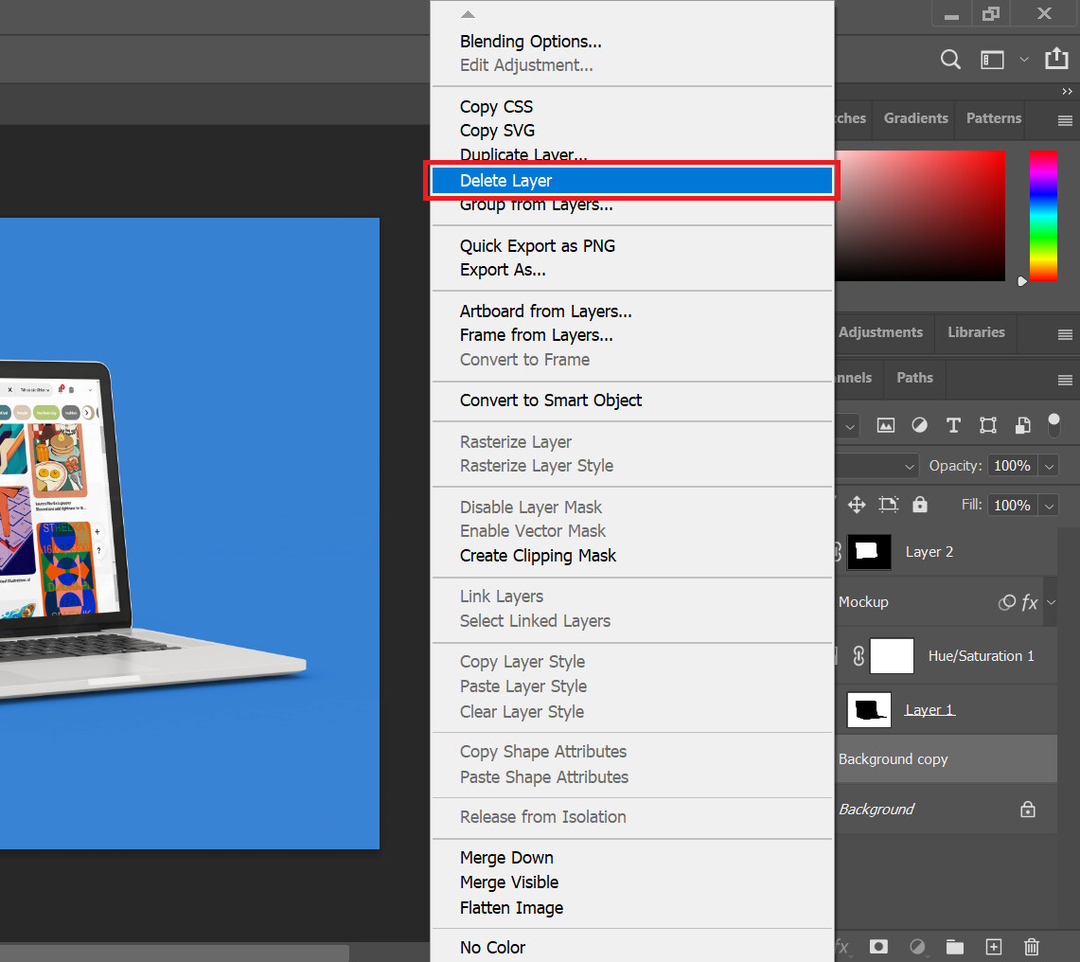 Các thao tác cơ bản với Layer khi làm quen Photoshop