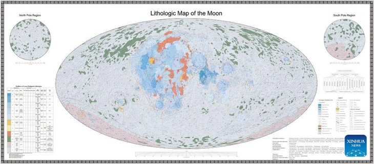 Vượt mặt Mỹ, Trung Quốc tung bản đồ địa chất Mặt Trăng độ chính xác cao đầu tiên trên thế giới