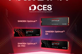 Sandisk công bố thương hiệu ổ cứng gắn trong mới SANDISK Optimus tại CES 2026: Tập trung vào game thủ và chuyên gia AI