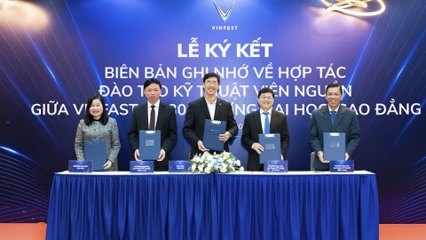 VinFast hợp tác với 30 trường về đào tạo “thực chiến” kỹ sư ô tô điện