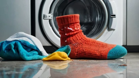 Tại sao tất cotton thường bị cứng sau khi giặt?