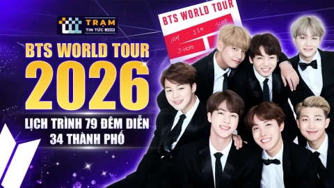 Tour diễn thế giới của BTS: HYBE dự kiến lợi nhuận tăng 555%, giá mục tiêu đồng loạt được nâng.