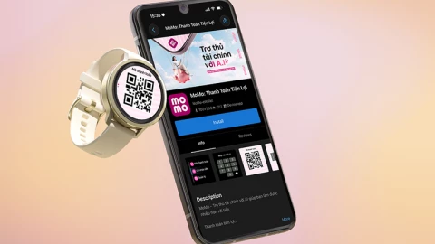 Người dùng Garmin giờ có thể thanh toán Momo ngay trên đồng hồ