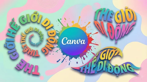 Cách tạo chữ theo hình dạng bất kỳ trong Canva