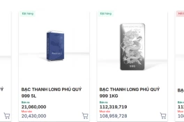 Giá bạc Phú Quý hôm nay 26/1/2026