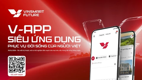 VinSmart Future ra mắt phiên bản trải nghiệm sớm siêu ứng dụng “một chạm” V-App