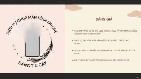 Ngỡ ngàng dịch vụ thuê chụp ảnh màn hình iPhone: Khi giới trẻ chi tiền thật để mua "phông bạt" ảo trên mạng xã hội