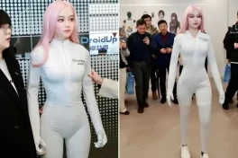 Trung Quốc trình làng robot hình người có hẳn thân nhiệt 36 độ C và làn da ấm áp như người thật