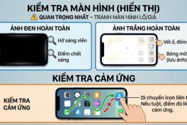 7 bước kiểm tra iPhone cũ trước khi mua nhanh, chuẩn