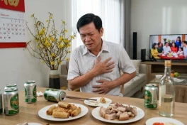 Tại sao trào ngược dạ dày tăng mạnh sau kỳ nghỉ Tết?