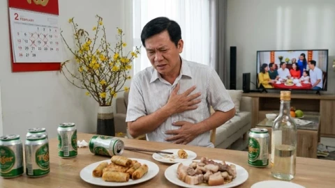 Tại sao trào ngược dạ dày tăng mạnh sau kỳ nghỉ Tết?