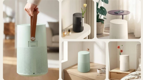 Xuất hiện mẫu máy lọc không khí độc lạ cho cá nhân tại Việt Nam: nhỏ gọn chỉ ngang chiếc đèn ngủ, có cả phụ kiện khay cắm hoa, quai xách bằng da
