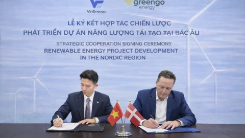 Vingroup triển khai các dự án năng lượng tái tạo quốc tế đầu tiên