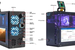 Chiếc PC tháp giá 3,7 triệu đồng chạy Raspberry Pi 5, có màn hình cảm ứng và hỗ trợ AI