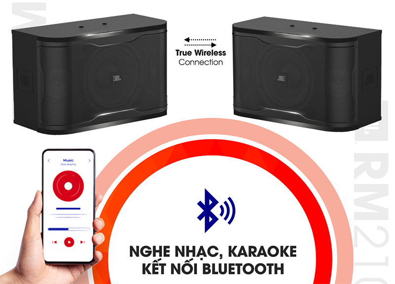 Loa karaoke JBL RM 210 tích hợp ampli ra mắt ở Việt Nam