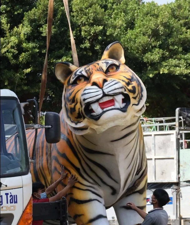 Tổng hợp "giao diện" hổ ở khắp nơi chuẩn bị đón Tết Nhâm Dần 2022