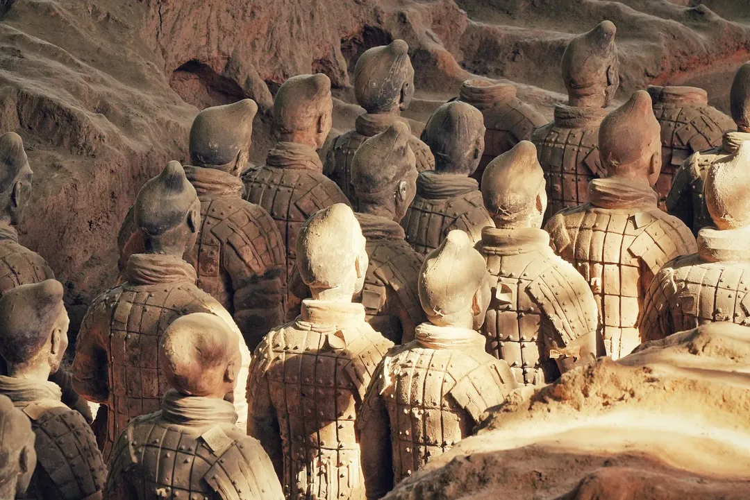 Hình ảnh tượng chiến binh chen chúc dưới Lăng mộ Tần Thủy Hoàng 