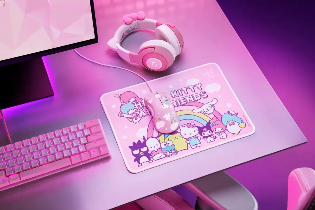 Razer ra mắt bộ gaming gear Hello Kitty and Friends hồng phấn mộng mơ cho các game thủ cá tính