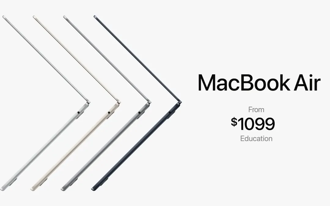 Macbook Air M2 ra mắt: Giá 1,099 USD, thêm cổng MagSafe và không có quạt