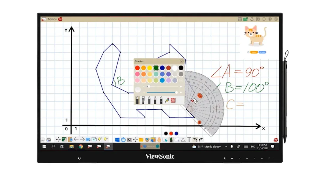 ViewSonic ra mắt giải pháp bục giảng thông minh với màn hình cảm ứng ID2456