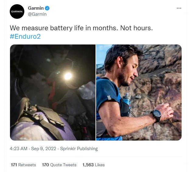Garmin "cà khịa" Apple Watch Ultra: "Chúng tôi tính thời lượng pin bằng tháng chứ không phải bằng giờ"
