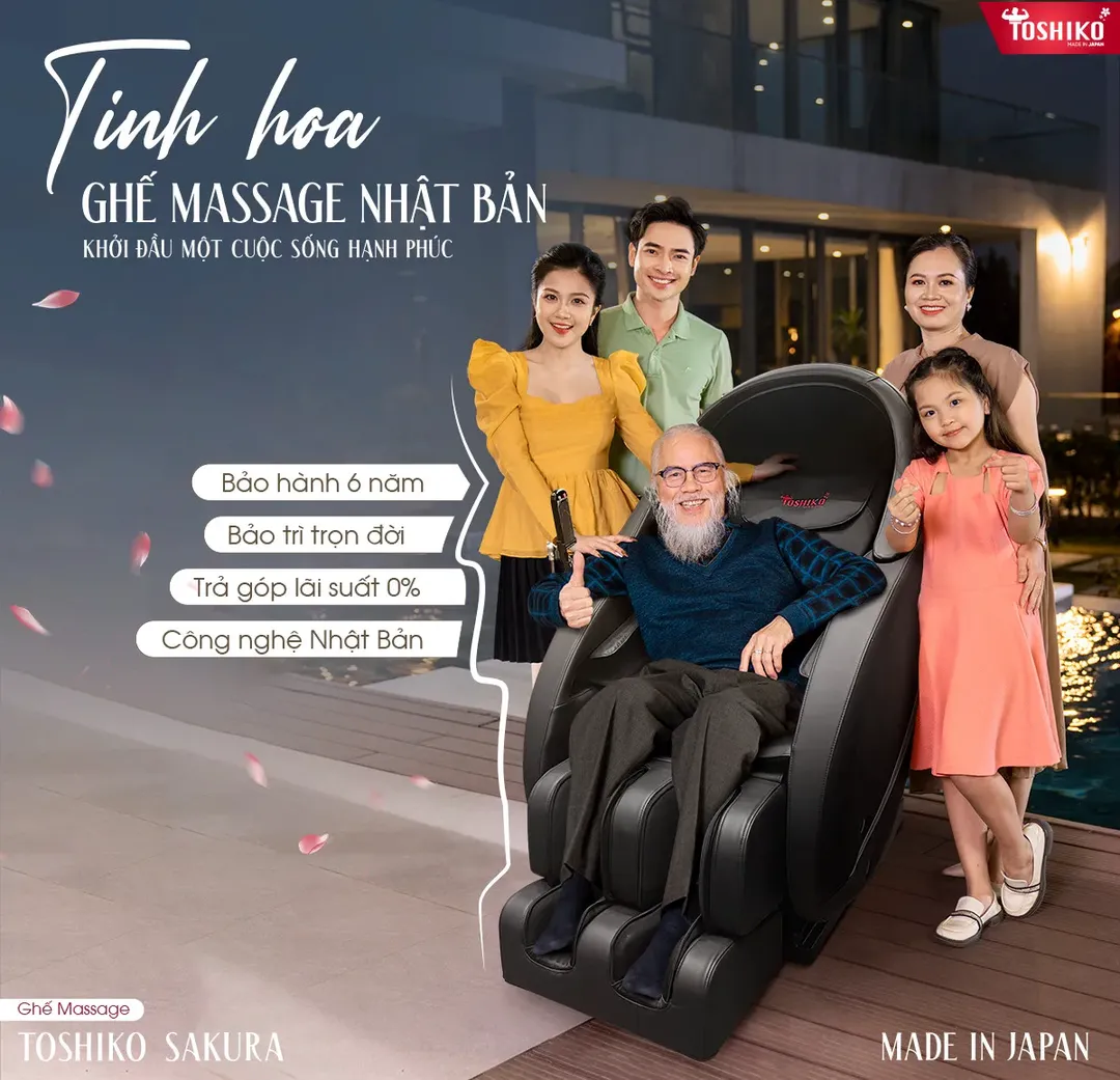 Toshiko ra mắt ấn tượng dòng ghế massage Made in Japan