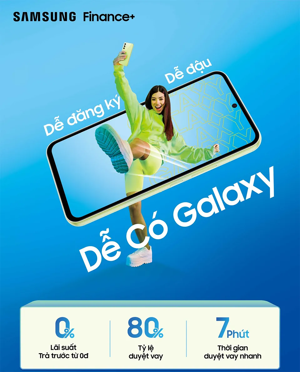 Samsung ra mắt giải pháp Samsung Finance+ tại Việt Nam, mua trả góp Galaxy giờ quá dễ dàng