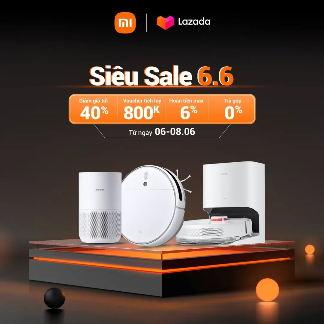 Xiaomi giảm giá tới 40% cho nhiều điện thoại, đồ gia dụng, thiết bị chăm sóc sức khỏe dịp 6/6