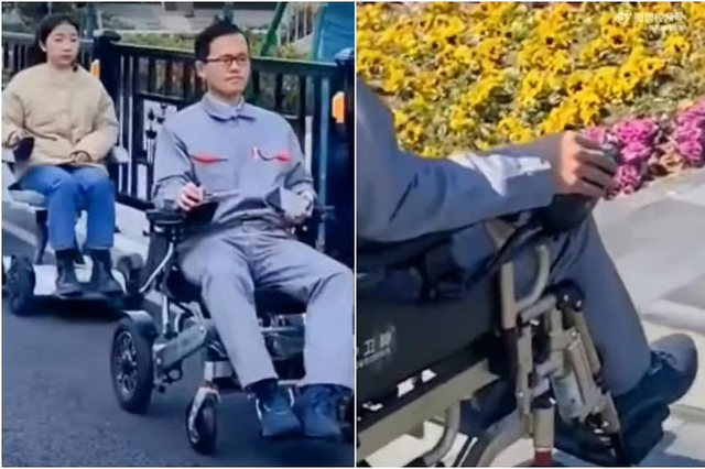 Né quy định mới, người trẻ ở Quảng Châu chuyển sang... ngồi xe lăn điện