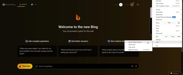 Bing AI được đưa lên Chrome và Safari, nhưng làm rất nửa vời