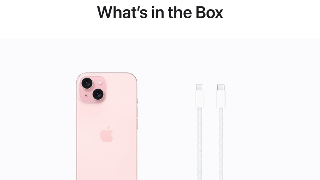 iPhone 15 ra rồi, thế sợi cáp sạc trùng màu với màu máy đâu?