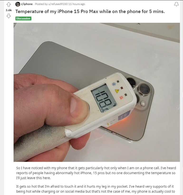 Chiếc iPhone 15 Pro đầu tiên trên thế giới bị phồng pin