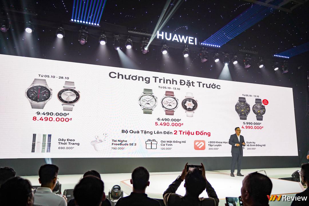 Huawei Watch GT 4 ra mắt tại Việt Nam: mời cả Chi Pu và Isaac dùng thử, 2 phiên bản tối ưu riêng cho nam và nữ, giá từ 5 triệu đồng