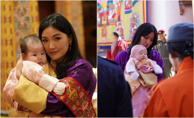 Diện mạo đáng yêu của tiểu công chúa Hoàng gia Bhutan