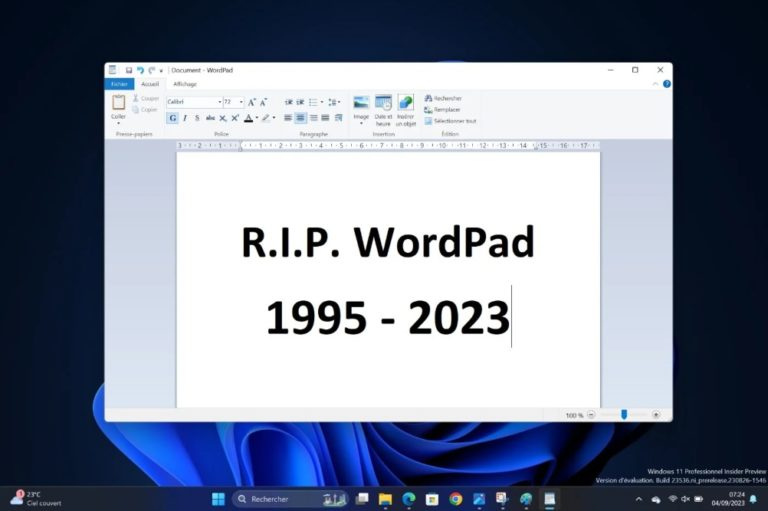 Microsoft vừa công bố khai tử WordPad