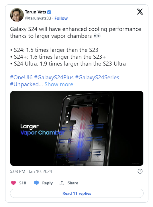 Galaxy S23 quá nóng? Đây có thể là lý do bạn nên xuống tiền với Galaxy S24 Series