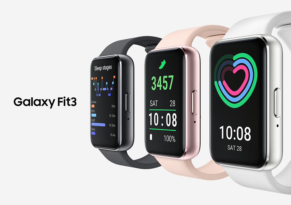 Samsung Galaxy Fit3 có màn hình lớn, pin 13 ngày và giá 1,39 triệu đồng