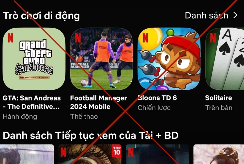 Yêu cầu Netflix dừng quảng cáo và phát hành game không phép tại Việt Nam