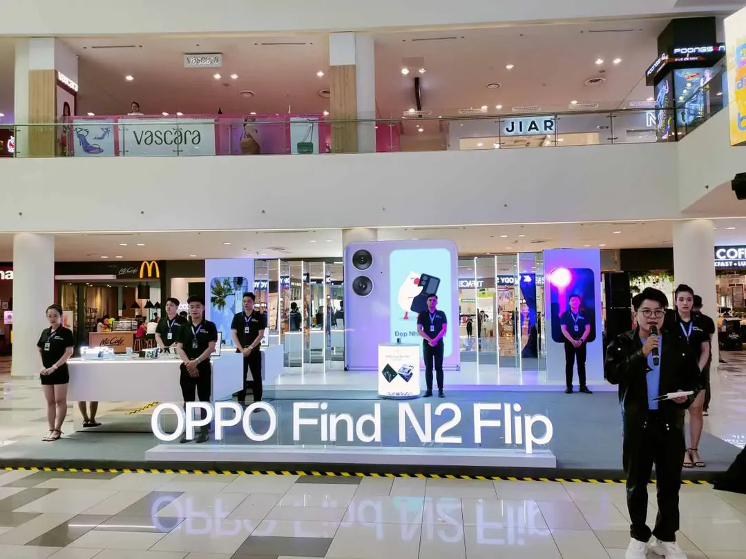 OPPO tổ chức chuỗi sự kiện trải nghiệm Find N2 Flip tại nhiều hệ thống bán lẻ