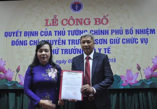 Tiểu sử Thứ trưởng Bộ Y tế Nguyễn Trường Sơn