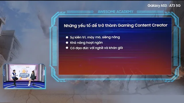 Tập 4 Awesome Academy: Cris Phan chia sẻ kỹ năng sáng nội dung game