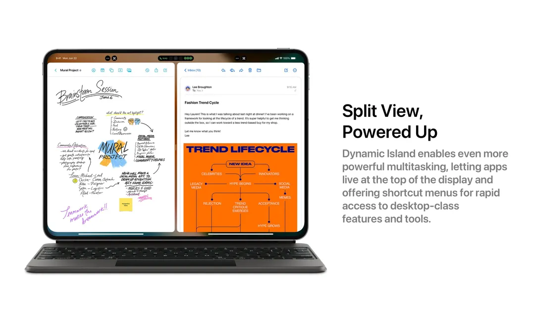 Giới công nghệ đang “sốt rần rần” về Dynamic Island trên iPhone 14 Pro, vậy khi áp dụng trên iPad thì sẽ như thế nào?