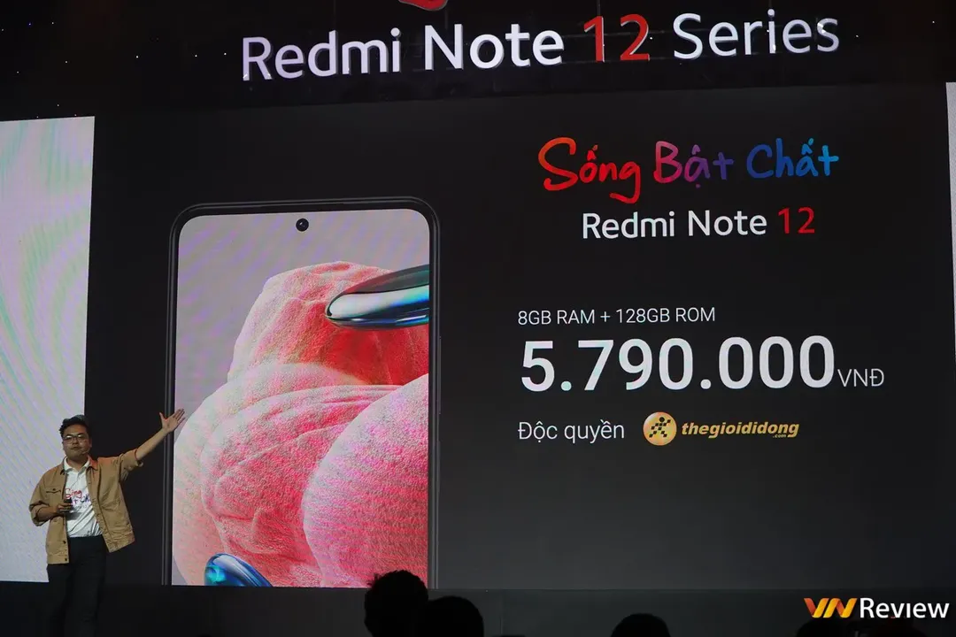 Xiaomi Redmi Note 12 Series ra mắt Việt Nam, có MONO làm đại sứ, giá không trội nhiều so với đời trước